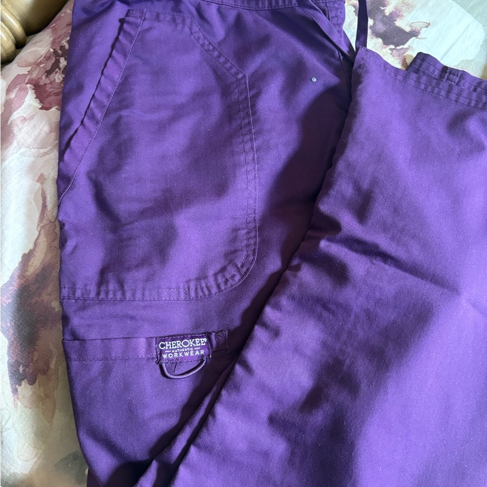 Cherokee Purple Scrub Pants